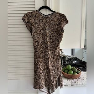 Reformation cap sleeve mini dress